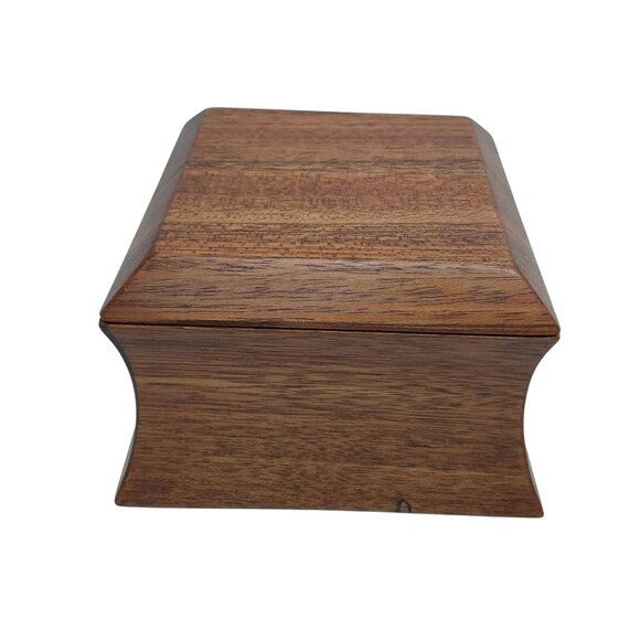 Handmade Koa Wooden Decorative Trinket Box With Lid - Picture 1 of 10